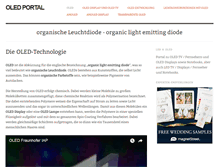 Tablet Screenshot of oled-portal.com